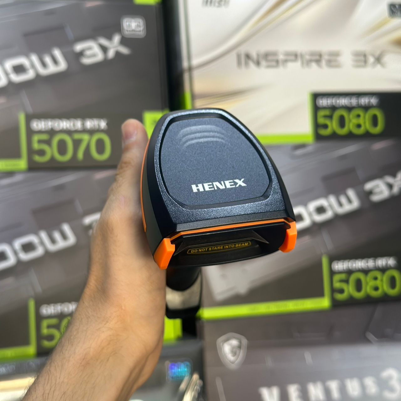 DOUCHETTE CODE BARRE HENEX HC-4208 2D USB